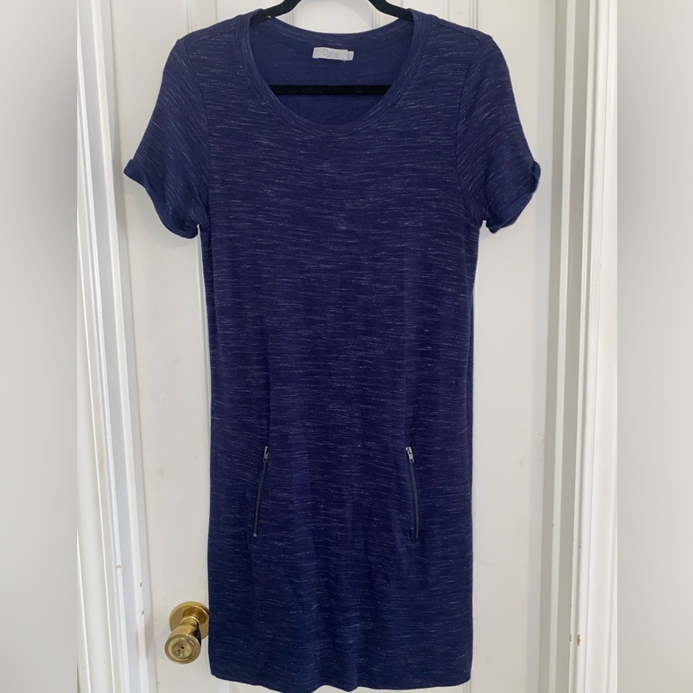 Dalia‎ Deep Blue T-Shirt Dress